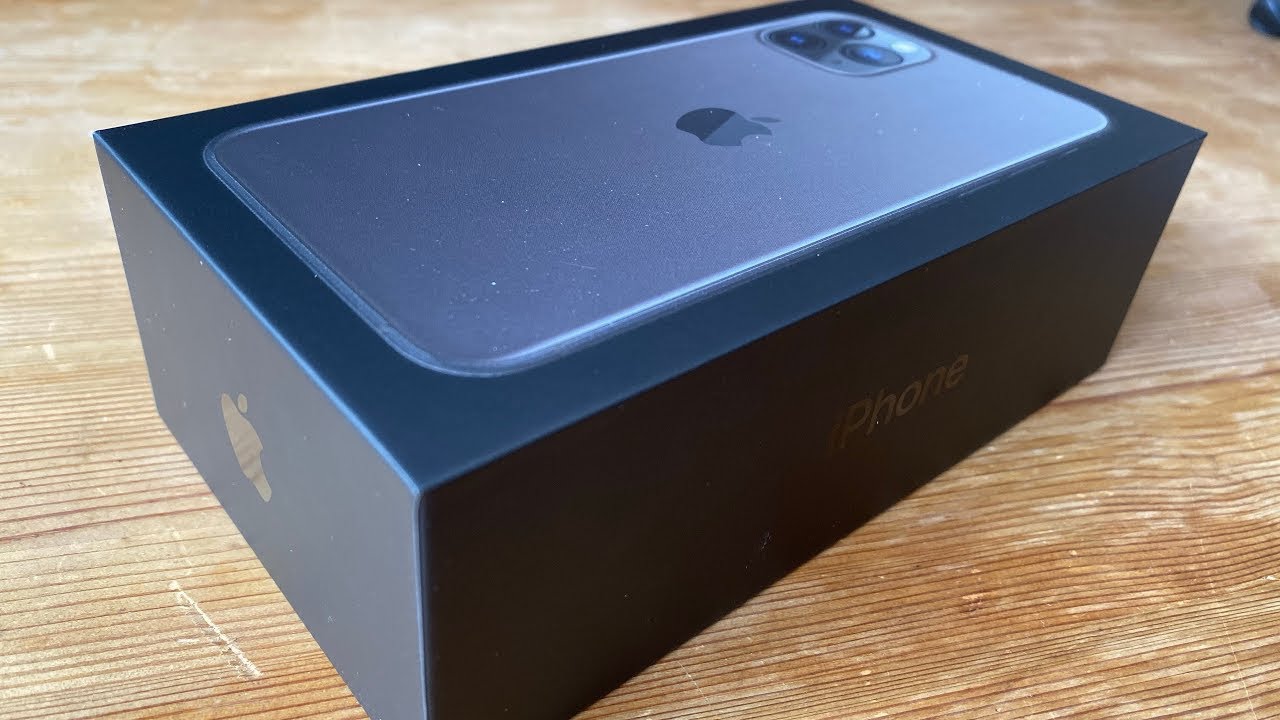 Коробка нового айфона