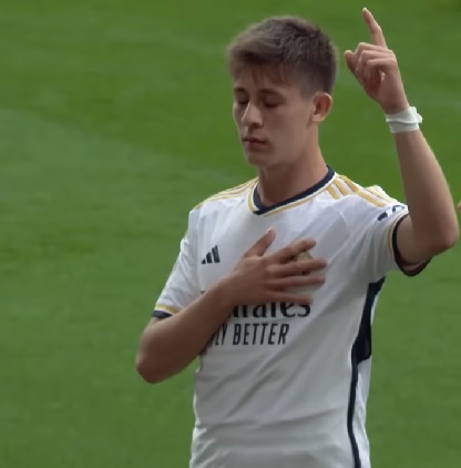 Arda güler gol sevinci