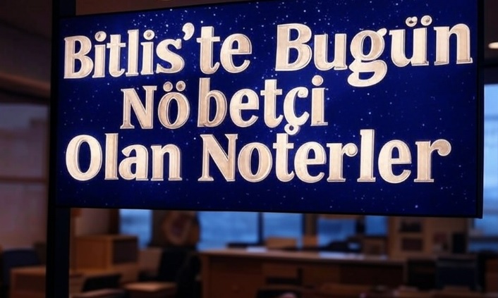 bitlis nöbetçi noterler